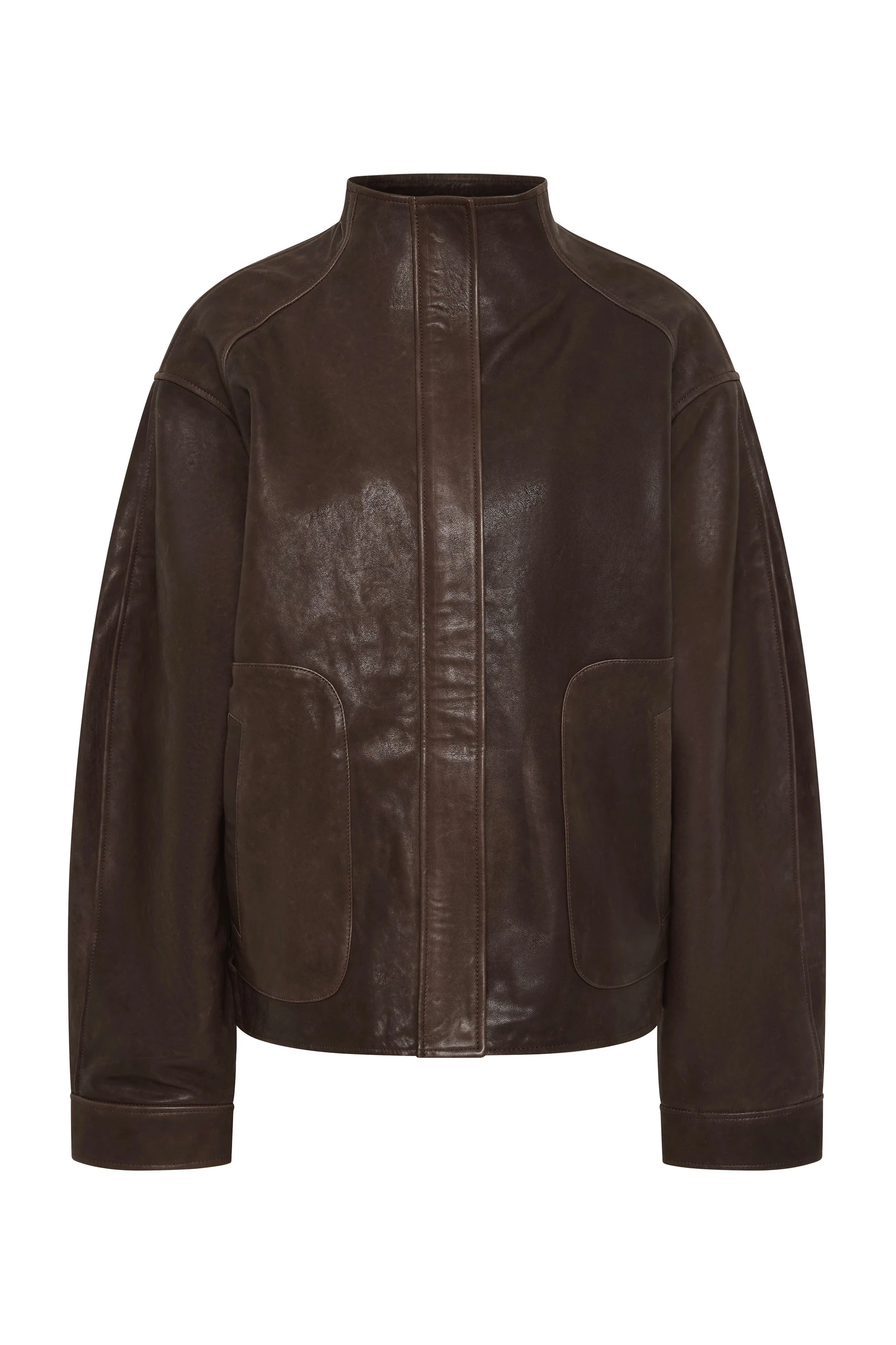 SIR the Label Candela Leather Jacket in Chocolate SIR the Label Candela Leather Jacket in Chocolate | Leather Jackets | Luxury Shoes