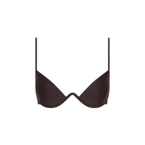 SIR the Label Cleo Balconette in Carob | Bikini | Luxury Shoes 