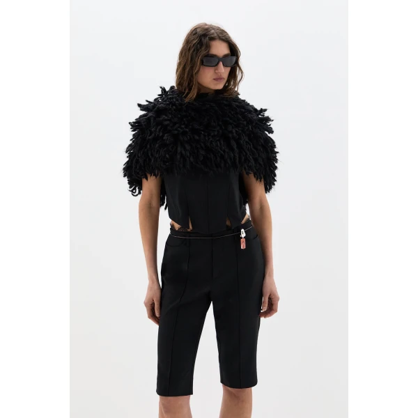 SIR the Label Daisy Snood in Black | Hats | Luxury Shoes 