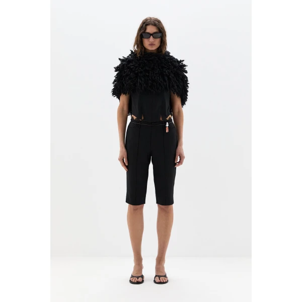 SIR the Label Daisy Snood in Black | Hats | Luxury Shoes 