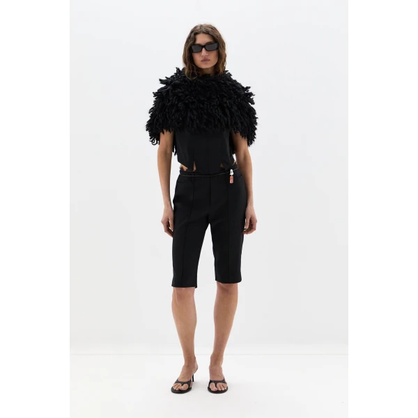 SIR the Label Daisy Snood in Black | Hats | Luxury Shoes 