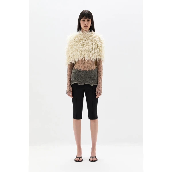 SIR the Label Daisy Snood in Cream | Hats | Luxury Shoes 