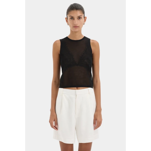 SIR the Label Dorian Tailored Short in Ivory | Shorts | Luxury Shoes 