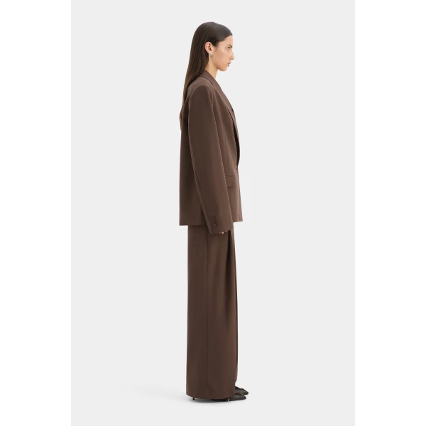 SIR the Label Dylan Blazer in Chocolate | Blazers | Luxury Shoes 