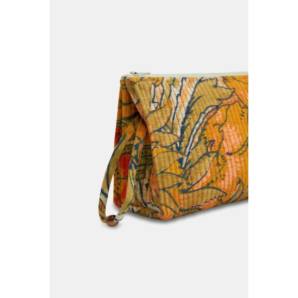 SIR the Label Eliana Pouch in Aliera Floral Mint | Clutch Bags | Luxury Shoes 