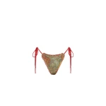 SIR the Label Eliana Ruffled String Brief in Aliera Floral Mint | Bikini | Luxury Shoes 