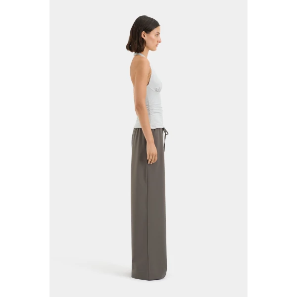 SIR the Label Elm Halter Top in Grey Blue | Sleeveless | Luxury Shoes 