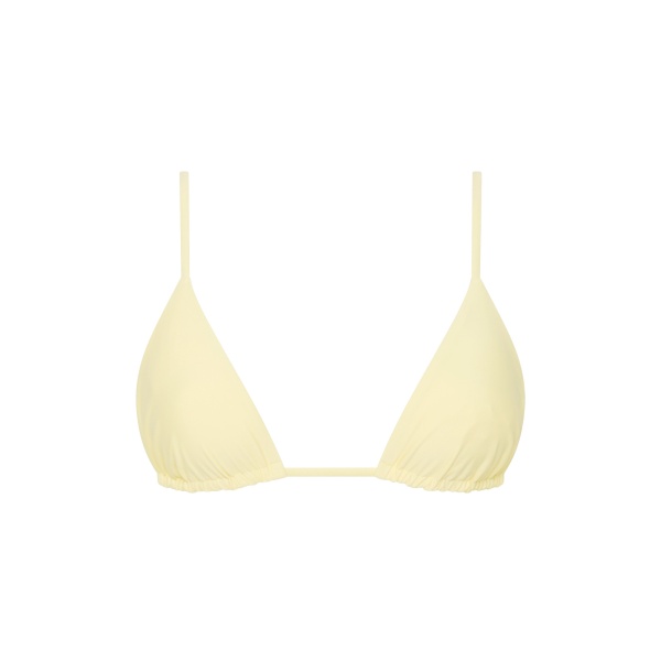 SIR the Label Emiliano String Triangle Top in Limone | Bikini | Luxury Shoes 