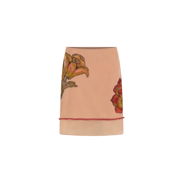Estella Skirt in Aliera Floral Blush