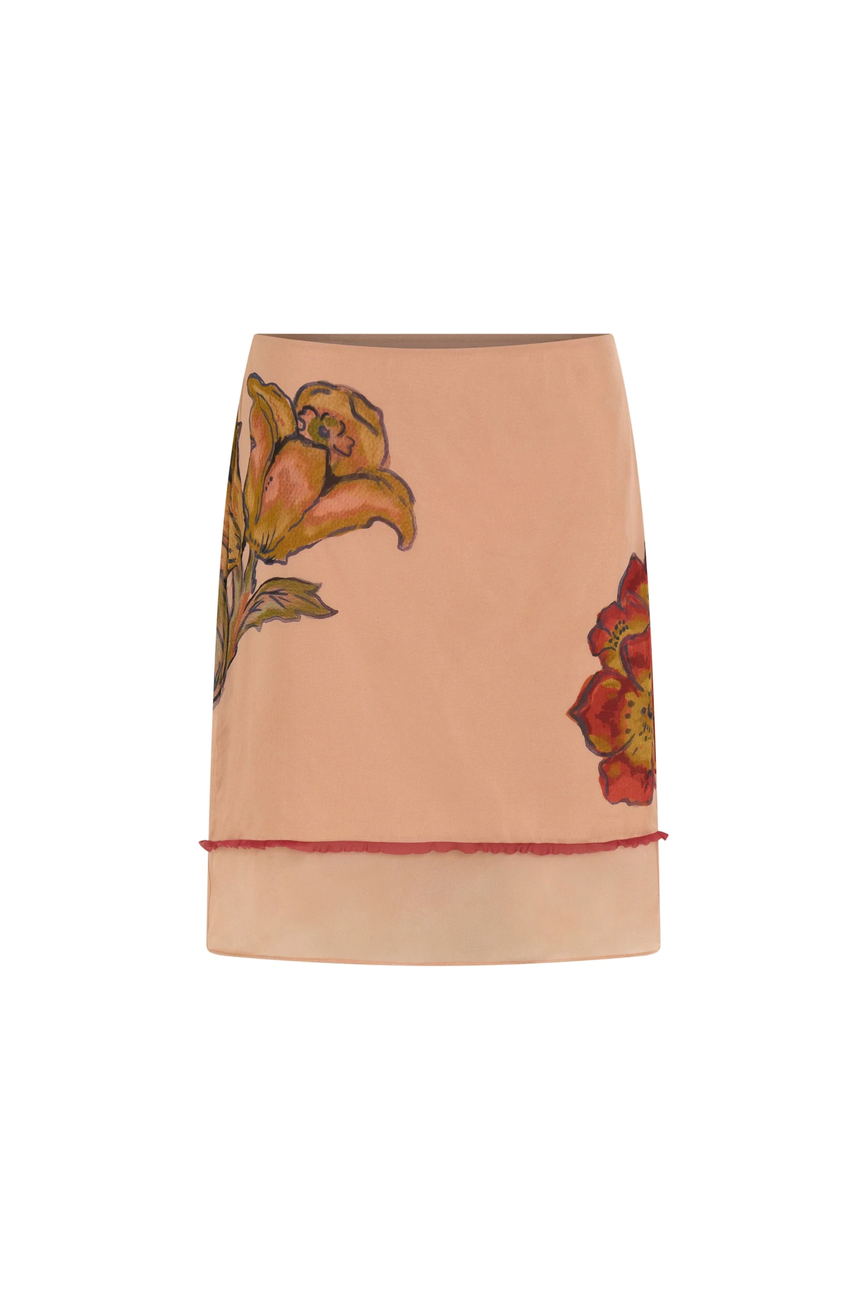 SIR the Label Estella Skirt in Aliera Floral Blush SIR the Label Estella Skirt in Aliera Floral Blush | Midi Skirts | Luxury Shoes