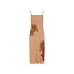 SIR the Label Estella Slip Midi Dress in Aliera Floral Blush | Midi Dresses | Luxury Shoes 