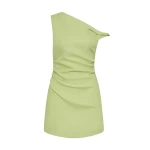 SIR the Label Favi Twist Mini Dress in Light Sage | Mini Dresses | Luxury Shoes 