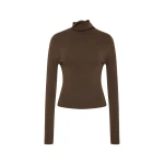 SIR the Label Fino Long Sleeve Top in Mocha | Long Sleeve | Luxury Shoes 