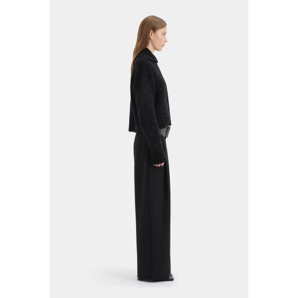 SIR the Label Fjord Sweater in Black | Sweaters | Luxury Shoes 