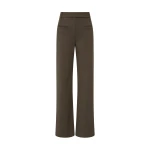 SIR the Label Henrik Straight Leg Trouser in Chocolate Marle | Tailored pants | Luxury Shoes 