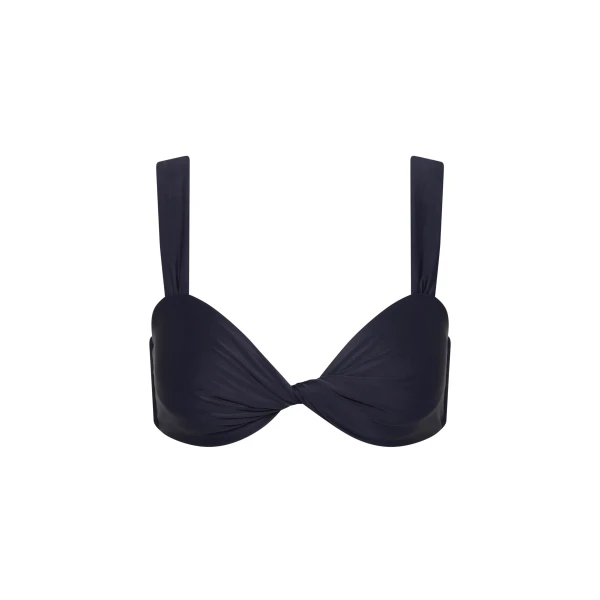 Hilde Twist Top in Dark Navy