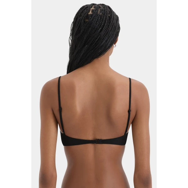 SIR the Label Jacques Mesh Bandeau in Black | Cropped Top | Luxury Shoes 