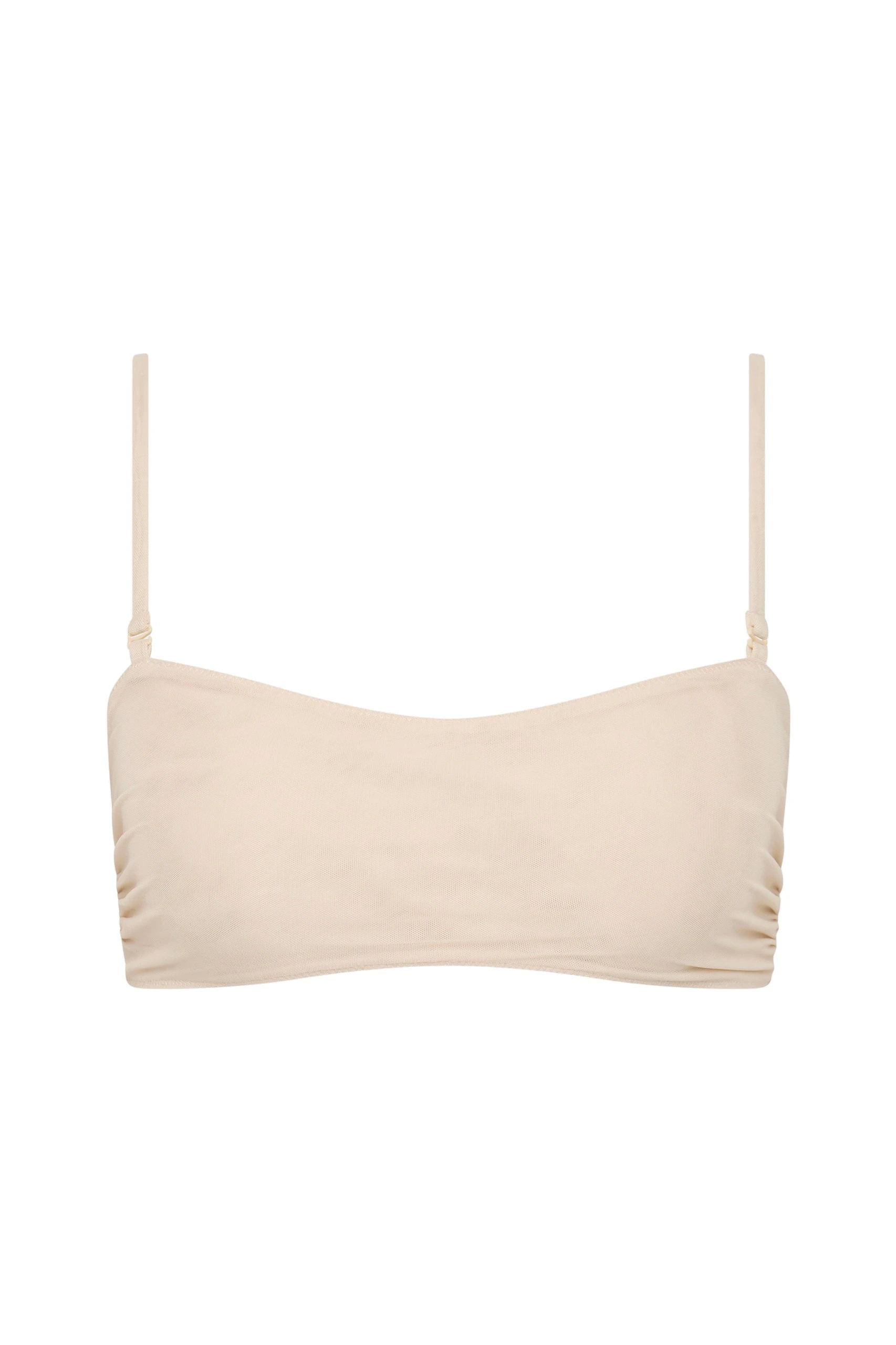 SIR the Label Jacques Mesh Bandeau in Ecru SIR the Label Jacques Mesh Bandeau in Ecru | Cropped Top | Luxury Shoes
