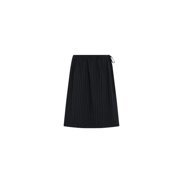 SIR the Label June Midi Skirt in Pinstripe | Midi Skirts | Luxury Shoes 
