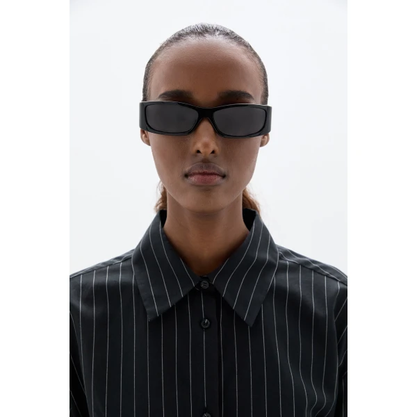 SIR the Label June Relaxed Shirt in Pinstripe | Shirts | Luxury Shoes 