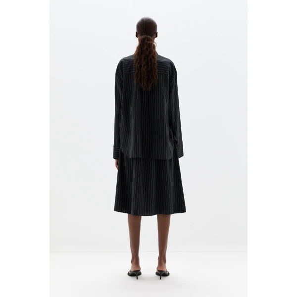 SIR the Label June Relaxed Shirt in Pinstripe | Shirts | Luxury Shoes 