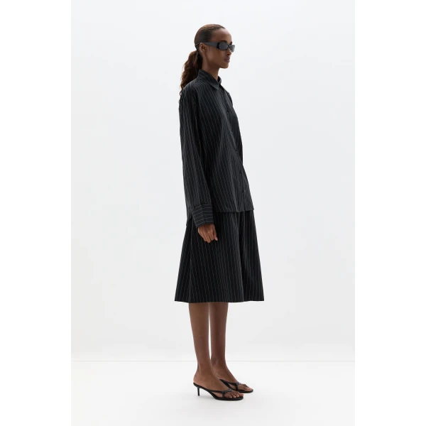 SIR the Label June Relaxed Shirt in Pinstripe | Shirts | Luxury Shoes 