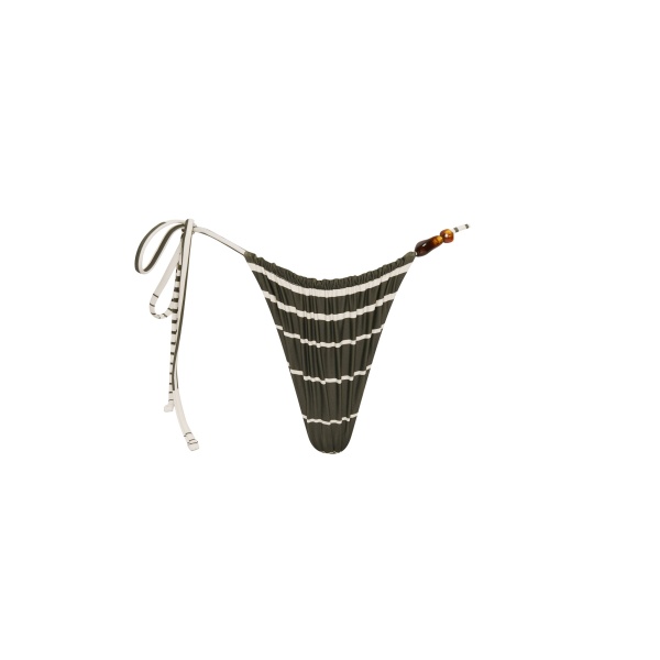 SIR the Label Leilana String Brief in Garden Stripe | Bikini | Luxury Shoes 