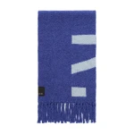 SIR the Label Lennox Knit Scarf in Blue Ice | Scarves | Luxury Shoes 