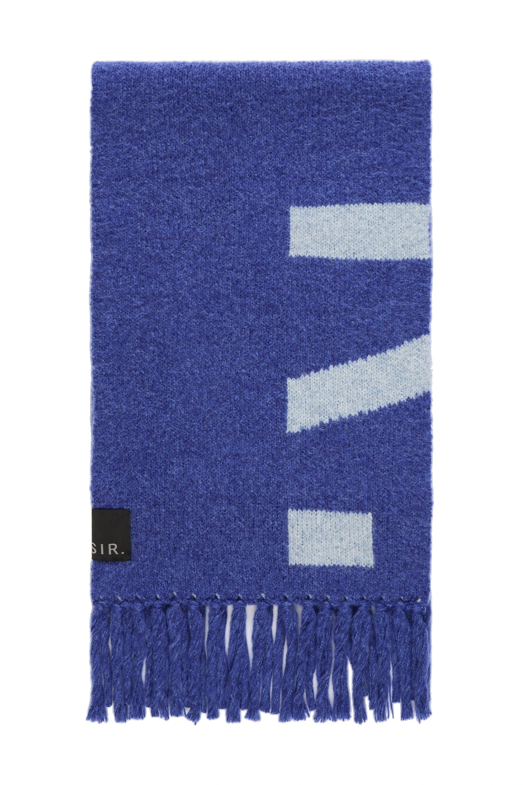 SIR the Label Lennox Knit Scarf in Blue Ice SIR the Label Lennox Knit Scarf in Blue Ice | Scarves | Luxury Shoes