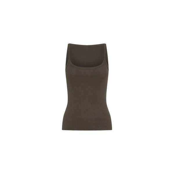 Liana Scoop Tank in Liquorice