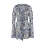SIR the Label Lilia Ruffle Long Sleeve Mini Dress in Daisy Meadow SIR the Label Lilia Ruffle Long Sleeve Mini Dress in Daisy Meadow | Mini Dresses | Luxury Shoes