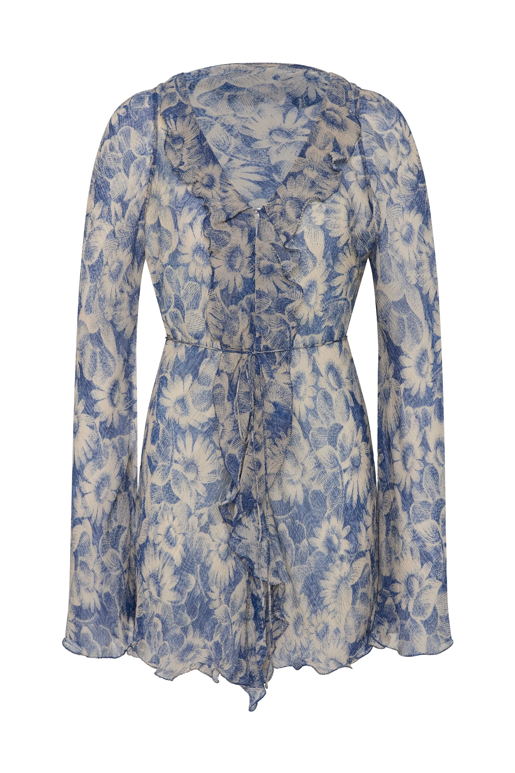 SIR the Label Lilia Ruffle Long Sleeve Mini Dress in Daisy Meadow SIR the Label Lilia Ruffle Long Sleeve Mini Dress in Daisy Meadow | Mini Dresses | Luxury Shoes