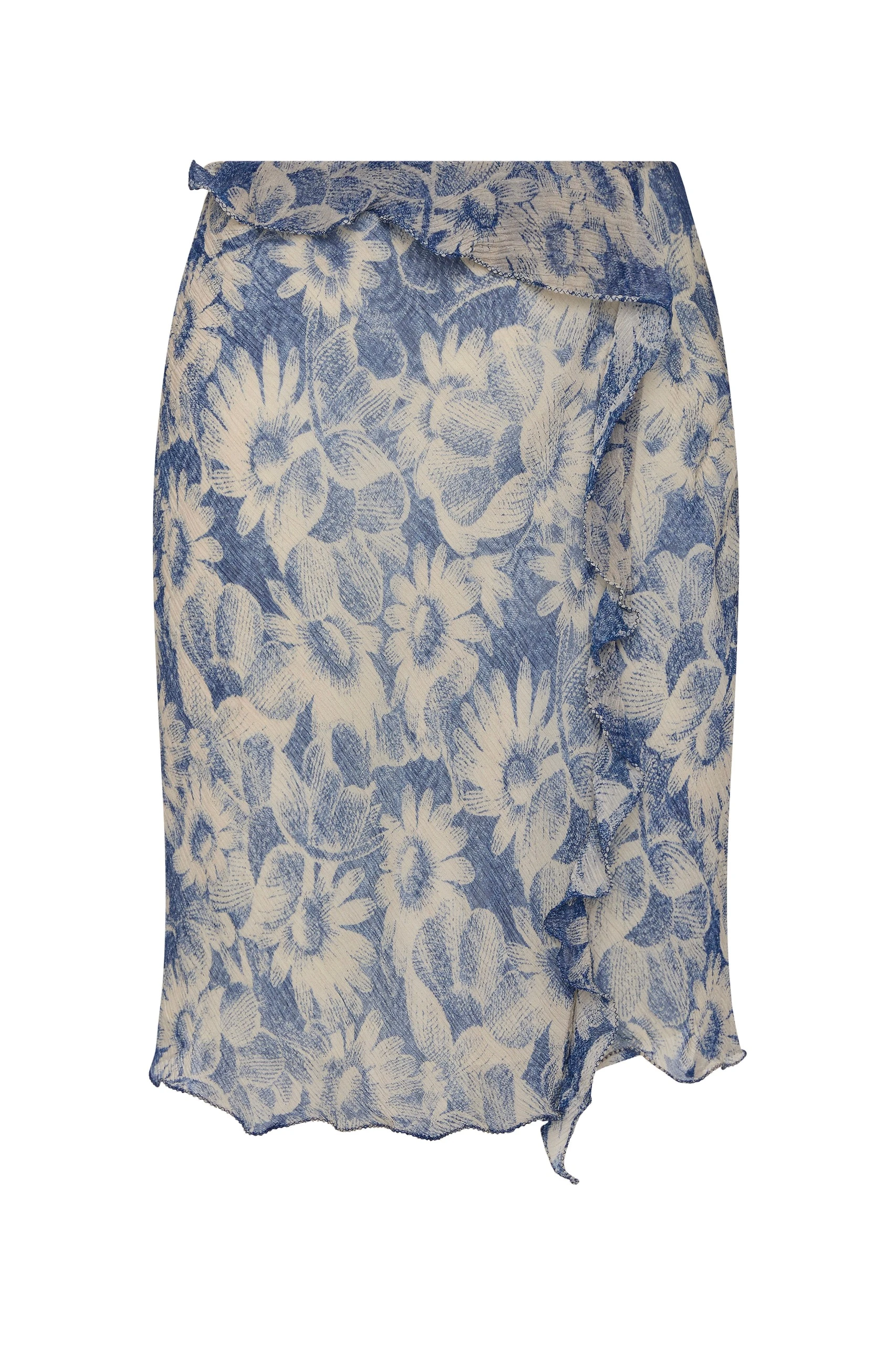 SIR the Label Lilia Ruffle Skirt in Daisy Meadow SIR the Label Lilia Ruffle Skirt in Daisy Meadow | Midi Skirts | Luxury Shoes