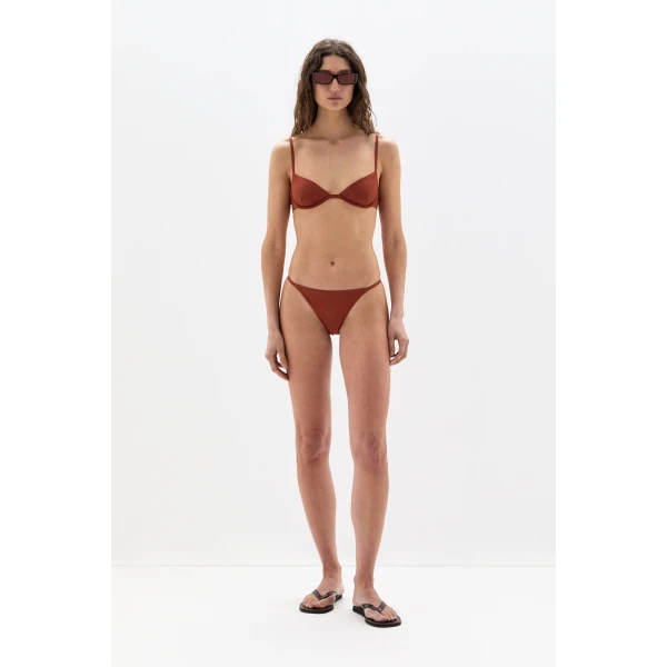 SIR the Label Lilith Brief in Rust | Bikini | Luxury Shoes 