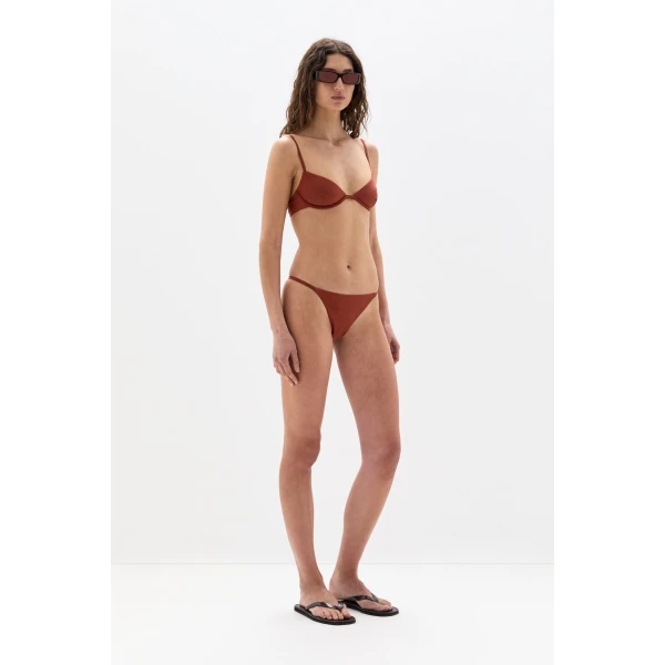 SIR the Label Lilith Brief in Rust | Bikini | Luxury Shoes 