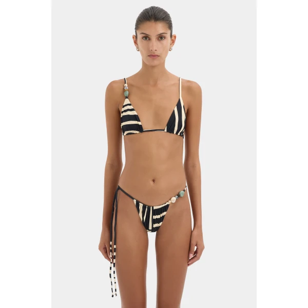SIR the Label Linocut String Brief in Ligne | Bikini | Luxury Shoes 
