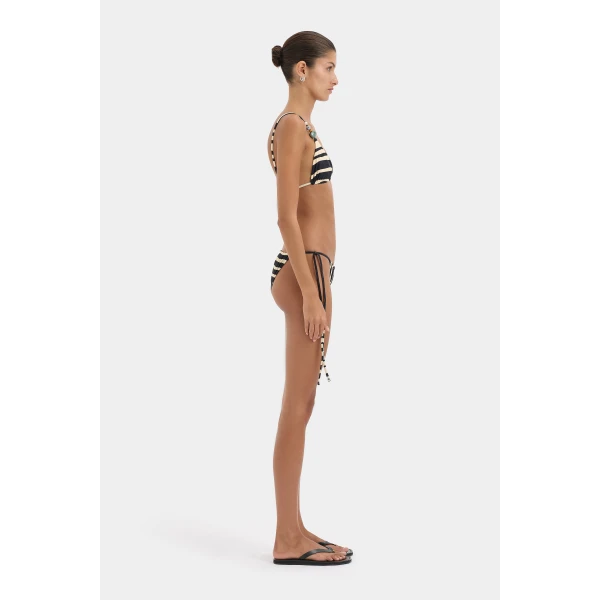 SIR the Label Linocut String Triangle Top in Ligne | Bikini | Luxury Shoes 