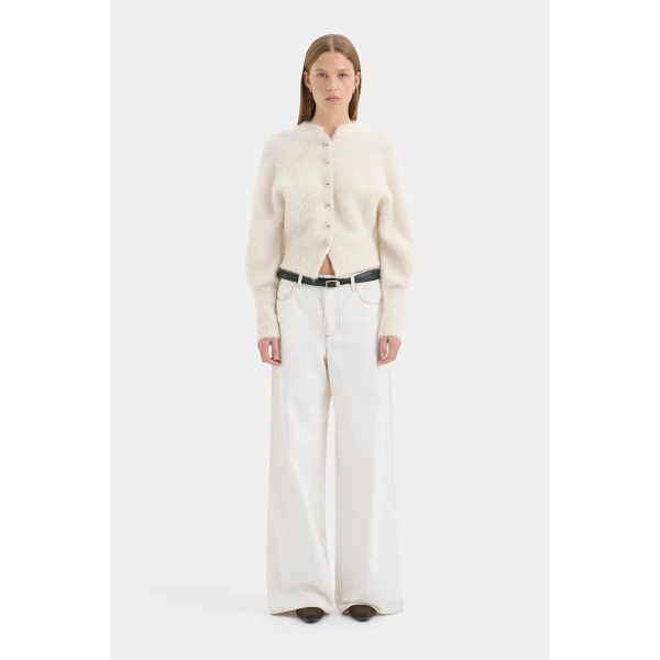 SIR the Label Lise Cardigan in Ivory | Cardigan | Luxury Shoes 