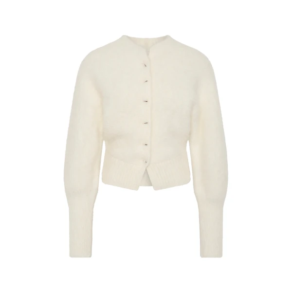 SIR the Label Lise Cardigan in Ivory | Cardigan | Luxury Shoes 