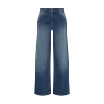 SIR the Label Lucia Straight Jean in Washed Indigo | Denim | Luxury Shoes 