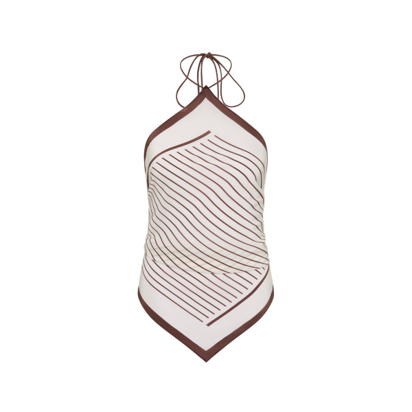 SIR the Label Marais Scarf in Metro | Sleeveless | Luxury Shoes 