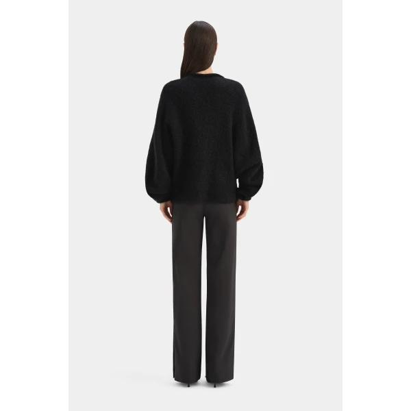 SIR the Label Marius Knit Sweater in Black | Sweaters | Luxury Shoes 
