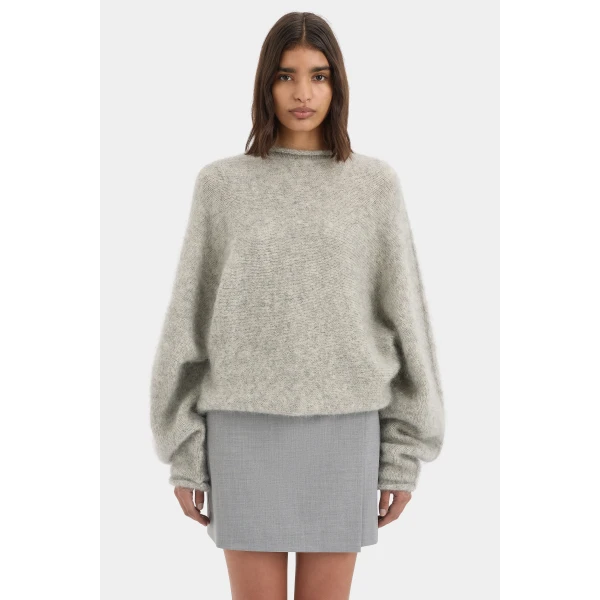 SIR the Label Marius Sweater in Grey | Sweaters | Luxury Shoes 