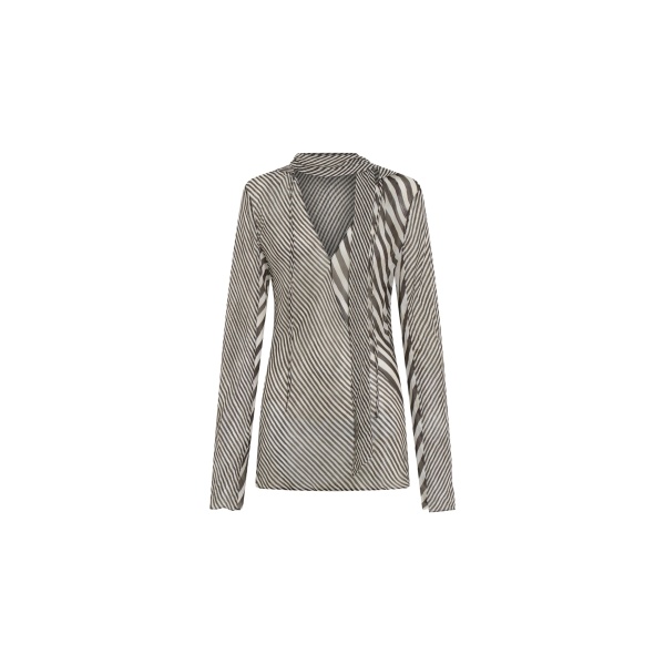 SIR the Label Marlowe Hooded Tunic in Monochrome Stripe | Mini Dresses | Luxury Shoes 