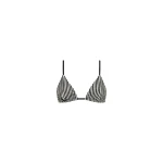 SIR the Label Marlowe Reversible String Triangle Top in Monochrome Stripe | Bikini | Luxury Shoes 