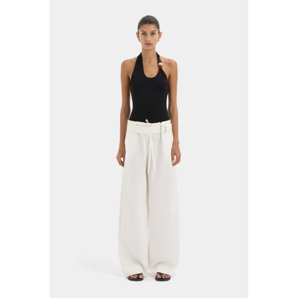 SIR the Label Matheo Beaded Tank in Black | Sleeveless | Luxury Shoes 