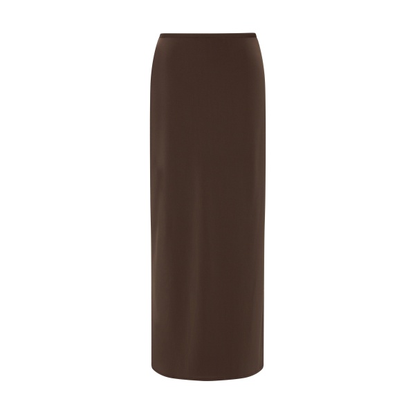 SIR the Label Matheo Midi Skirt in Truffle | Midi Skirts | Luxury Shoes 