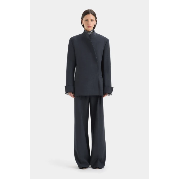 SIR the Label Mathias Oversized Blazer in Slate | Blazers | Luxury Shoes 