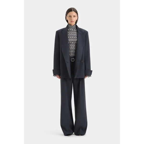 SIR the Label Mathias Oversized Blazer in Slate | Blazers | Luxury Shoes 