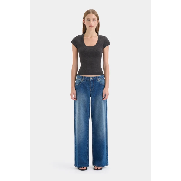 SIR the Label Mikkel Scoop Tank in Marle | Sleeveless | Luxury Shoes 